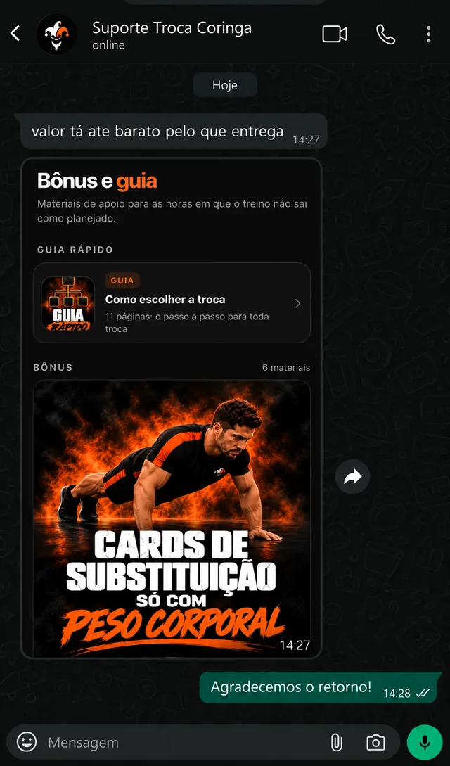 Depoimento real de quem usou o app Troca Coringa