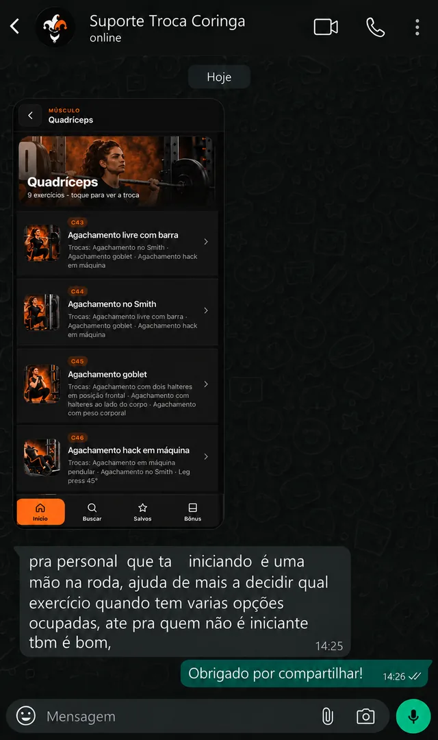 Depoimento real de quem usou o app Troca Coringa